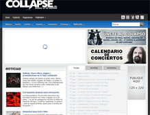 Tablet Screenshot of collapse.cl